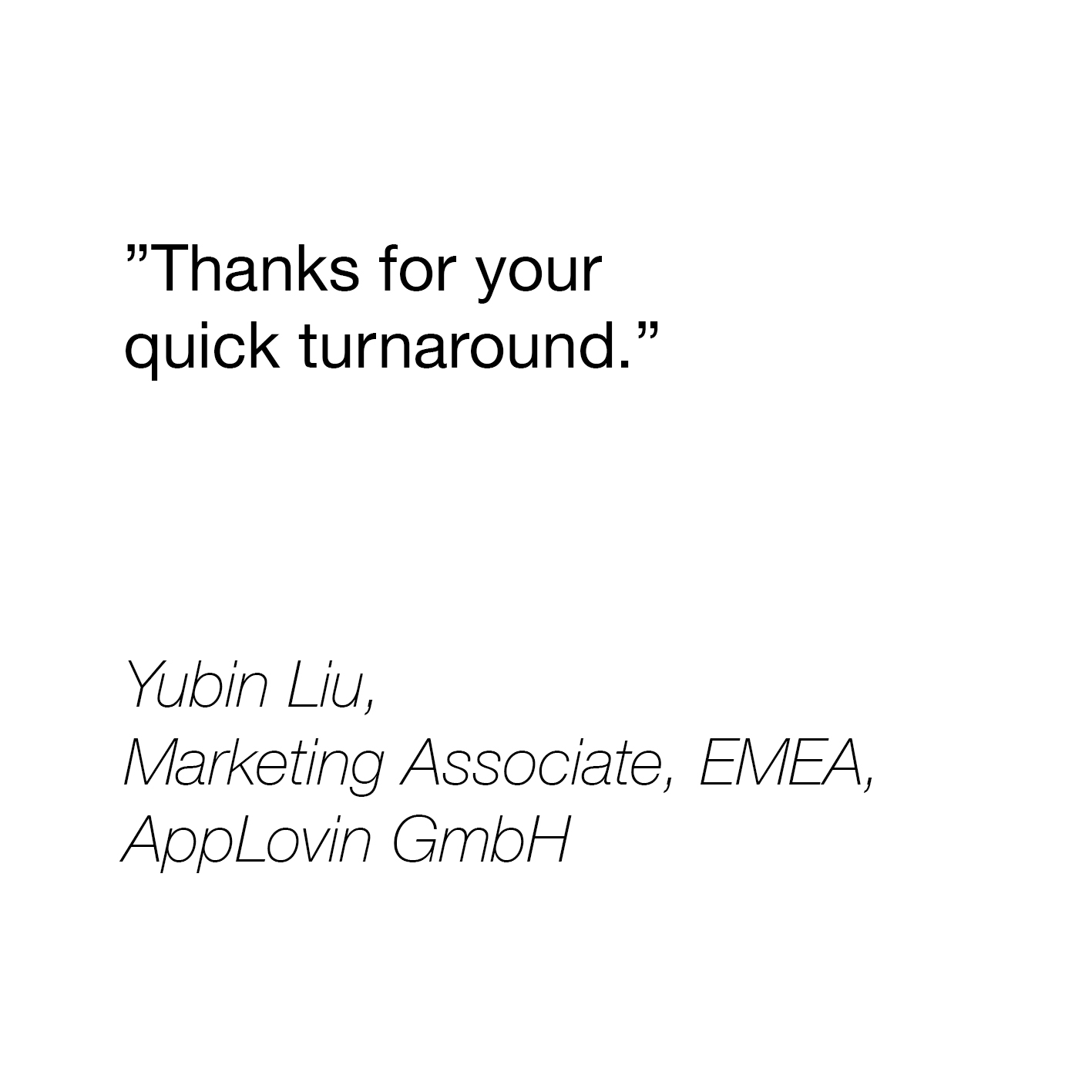 TestimonialYubinAppLovin